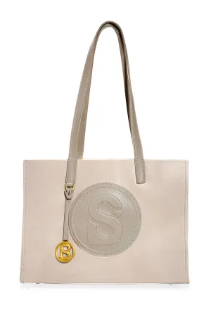 Aaliya Small Tote Bag - Taupe