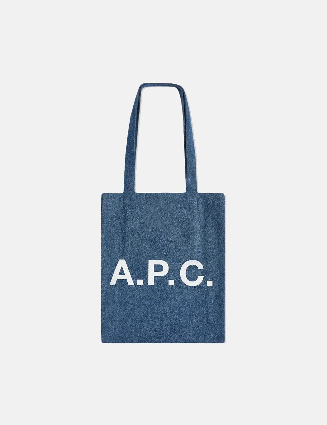 A.P.C. Lou Tote Bag - Washed Indigo Blue