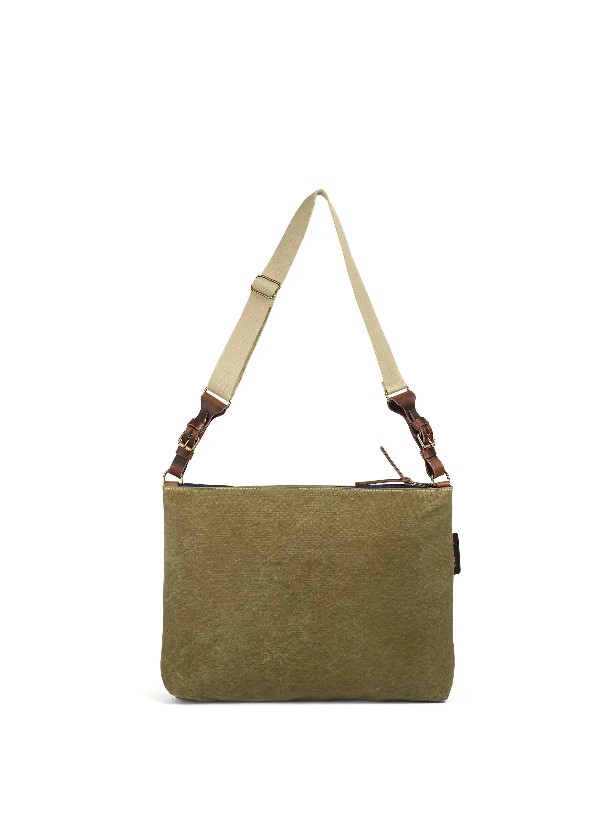 **BASKIA | Jeep Willis Stonewashed Khaki Cotton Canvas Backpack**