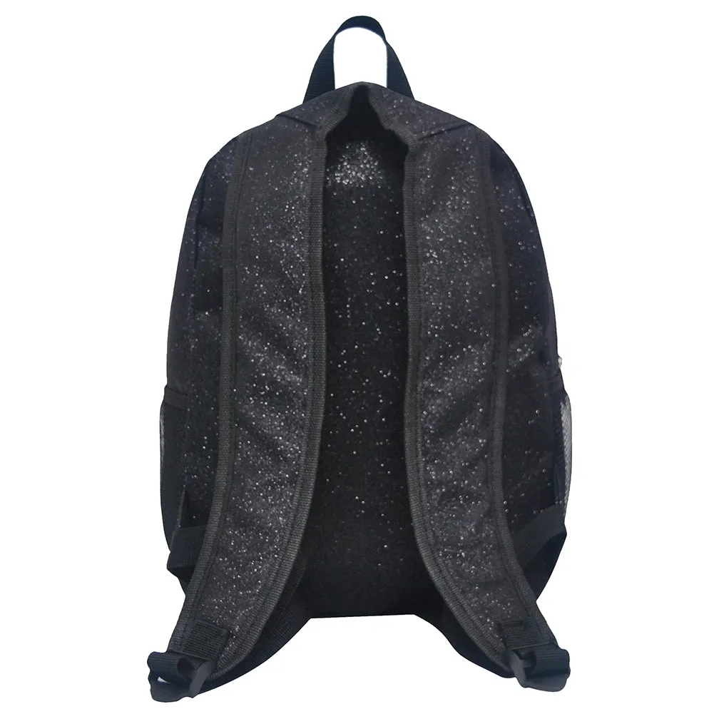 Black Glitter Medium Size NGIL Backpacks For Dance Competition