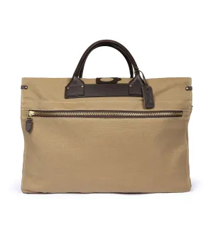 Felisi Canvas P3 Boston Bag: Tan