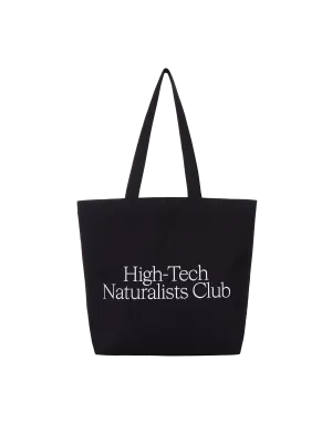 High-Tech Naturalists Club Tote Bag—black