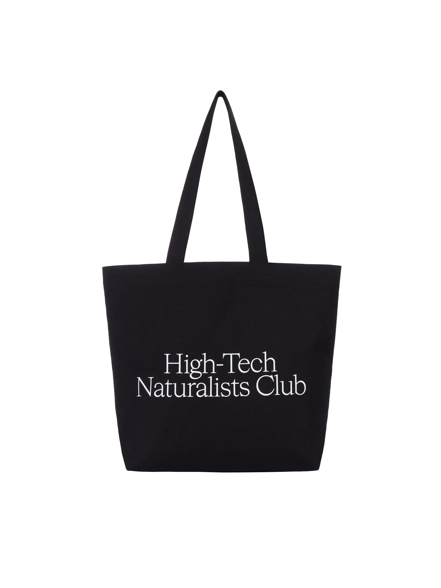 High-Tech Naturalists Club Tote Bag—black