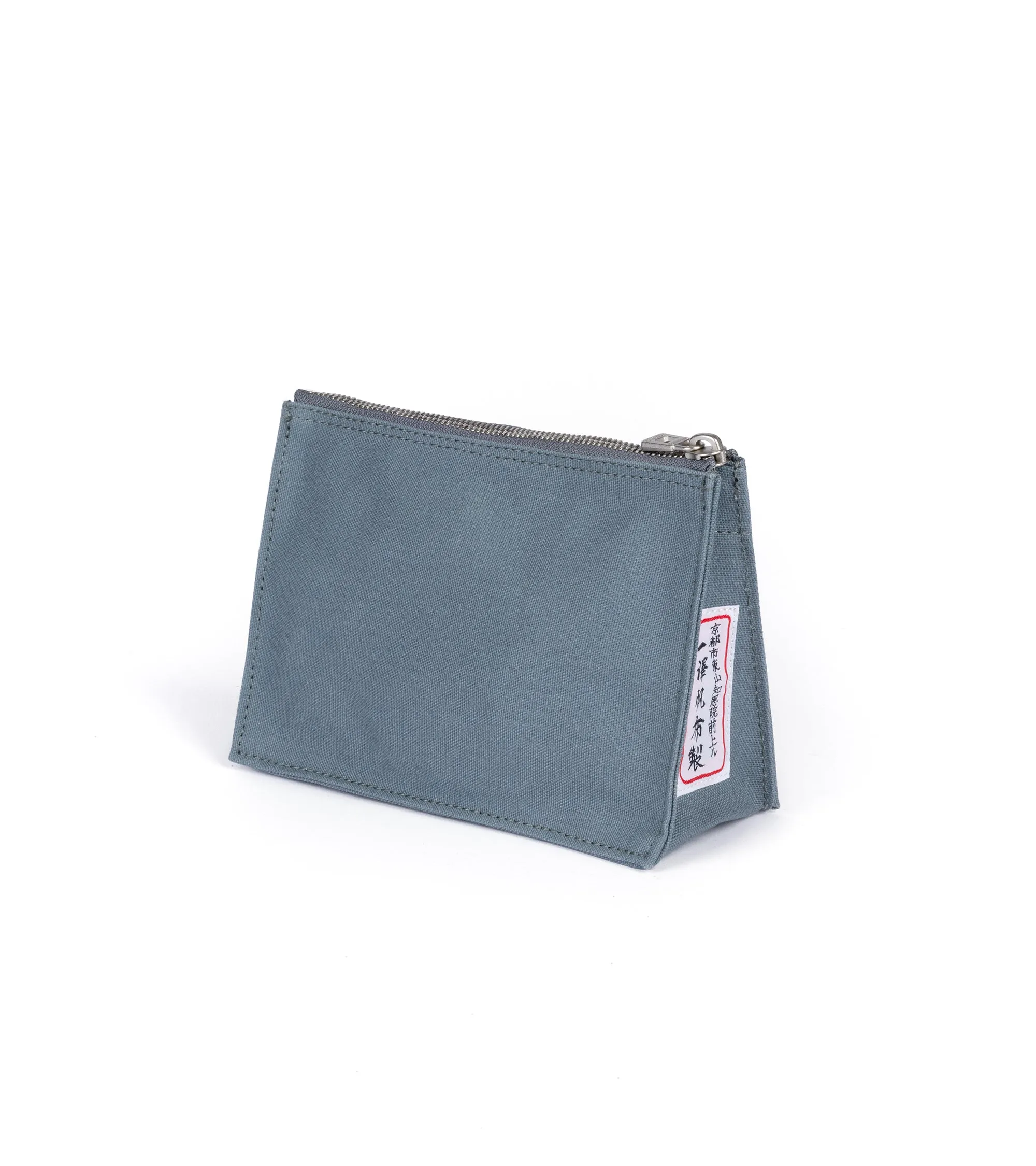 Ichizawa Hanpu Small Trunk Pouch - Stylish Blue Canvas Bag for Everyday Use