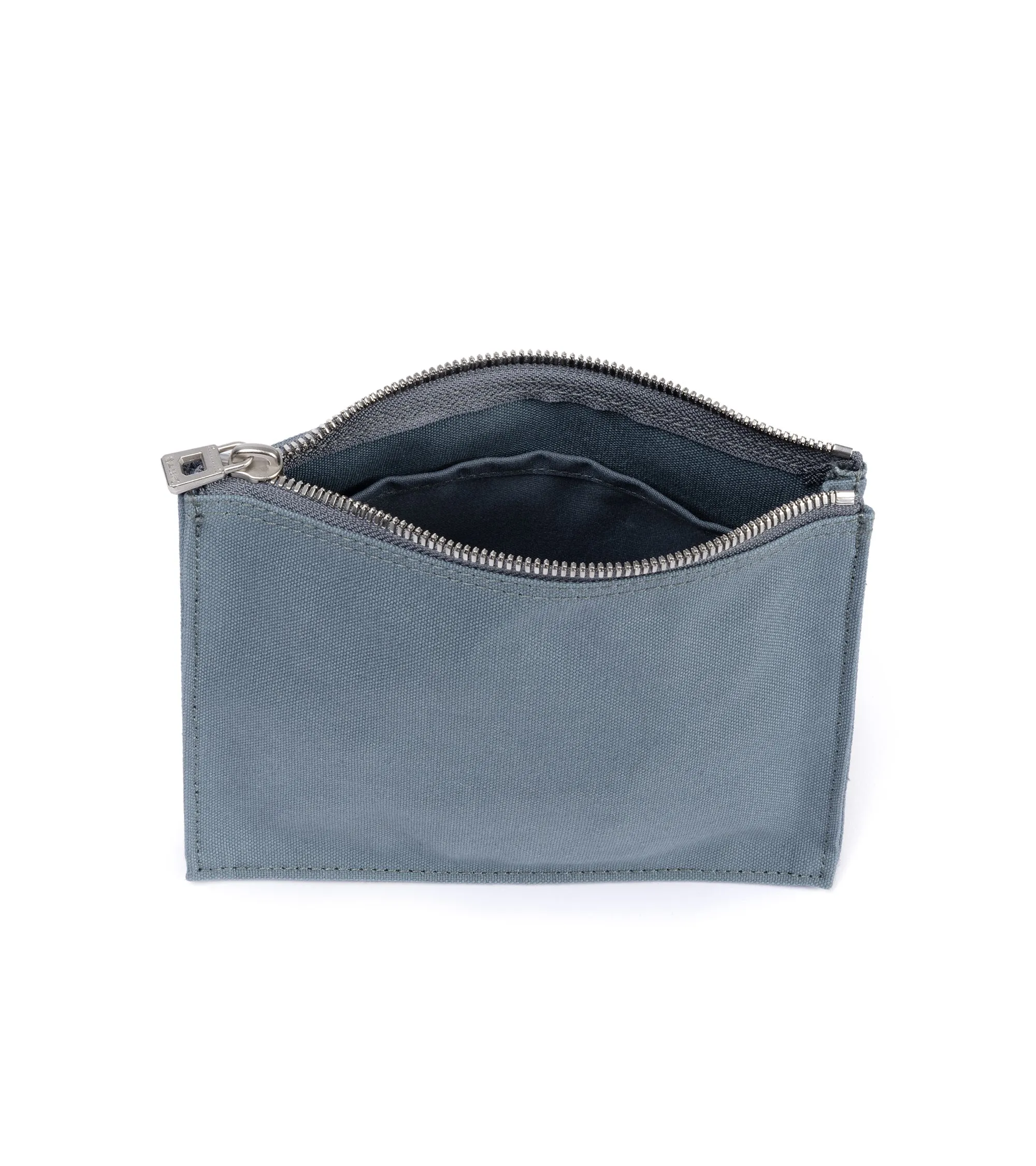 Ichizawa Hanpu Small Trunk Pouch - Stylish Blue Canvas Bag for Everyday Use