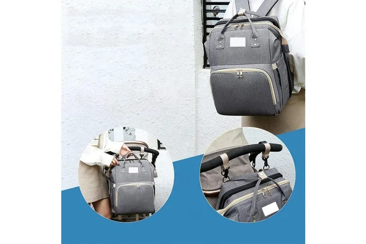 Large Mummy Bag Maternity Nappy Diaper Crib Backpack