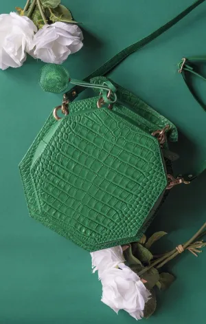 Maddalena Green Handbag