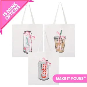 Make It Yours™ 'Bow Beverages' Tote Bag