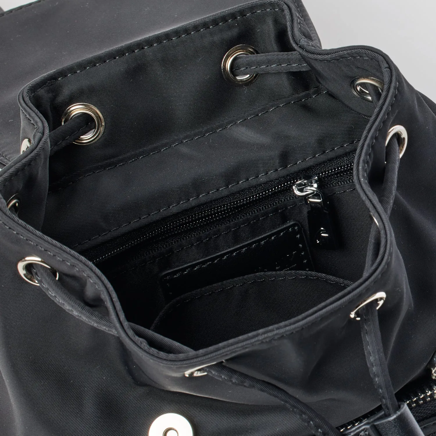 NYLON MINI BACKPACK BLACK