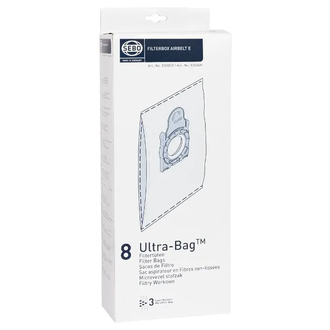 Sebo 8300ER Airbelt E Ultra Bags