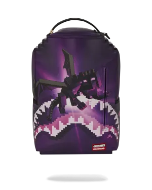 Sprayground Minecraft Ender Dragon Attack Backpack - Purple / Black