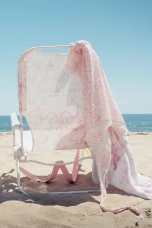 Sunflow x LoveShackFancy Shore Thing Pink Bow Chair