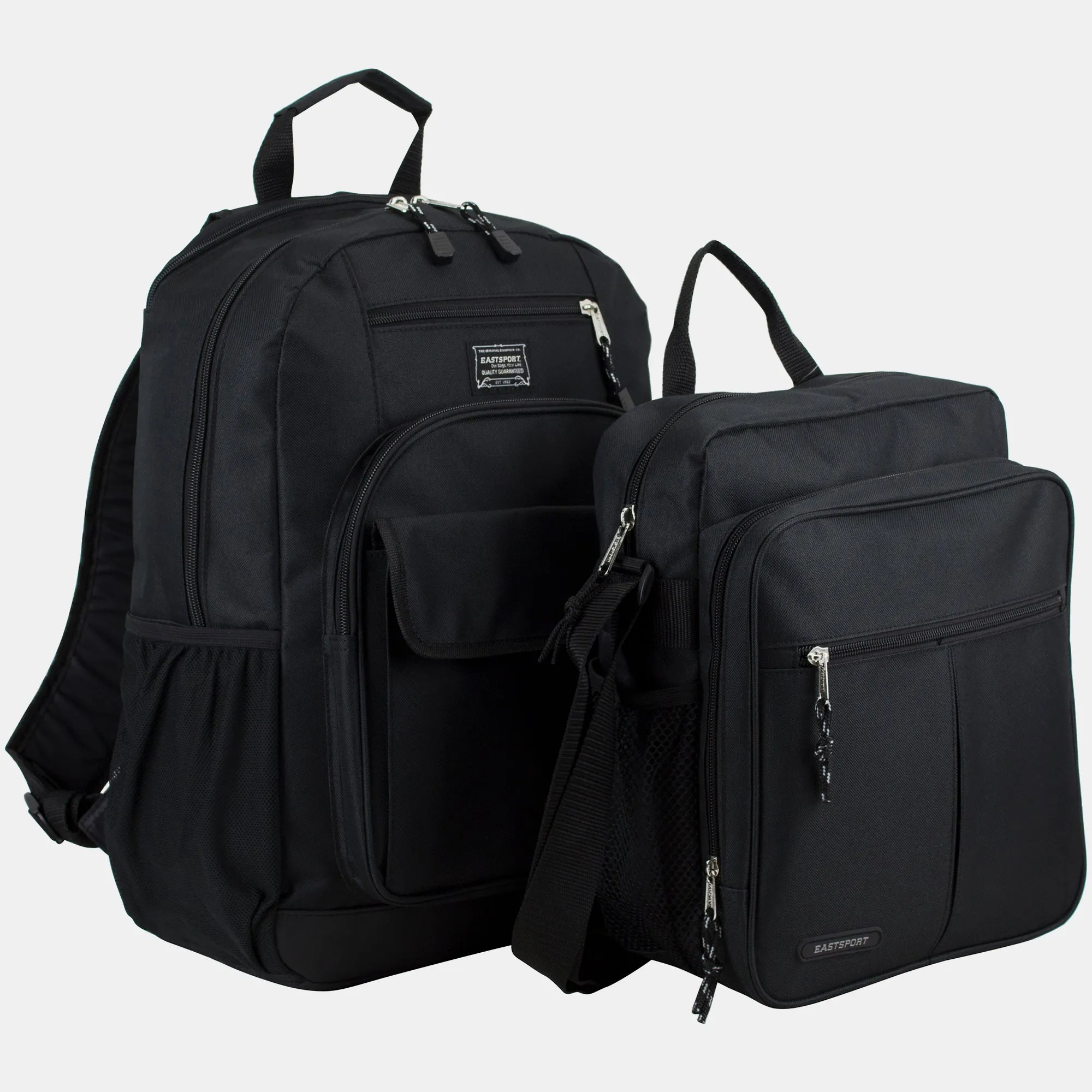 Tech Backpack with Messenger Gear Bag Combo