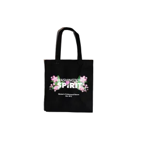 Washington Spirit 2024 Cherry Blossom Tote Bag - Black